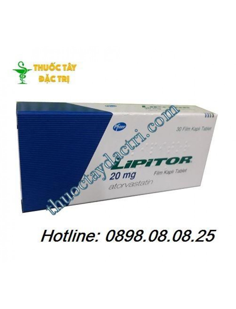 Thuốc Lipitor 20mg Hạ Cholesterol Máu